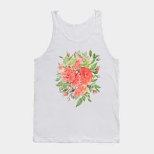 Orange Rose Tank Top